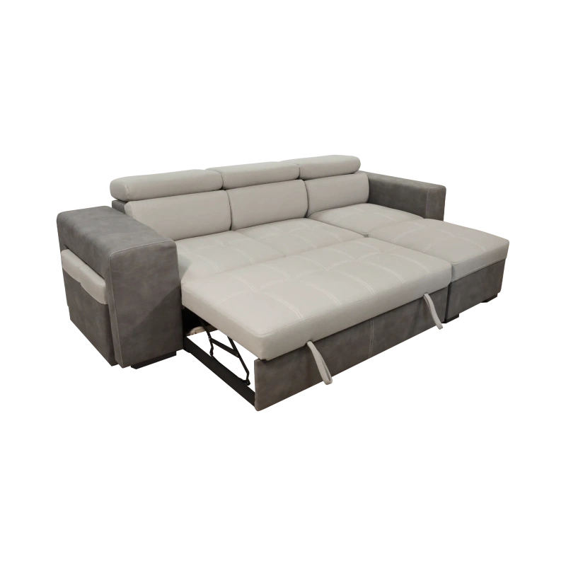 Canapé d'angle convertible et réversible