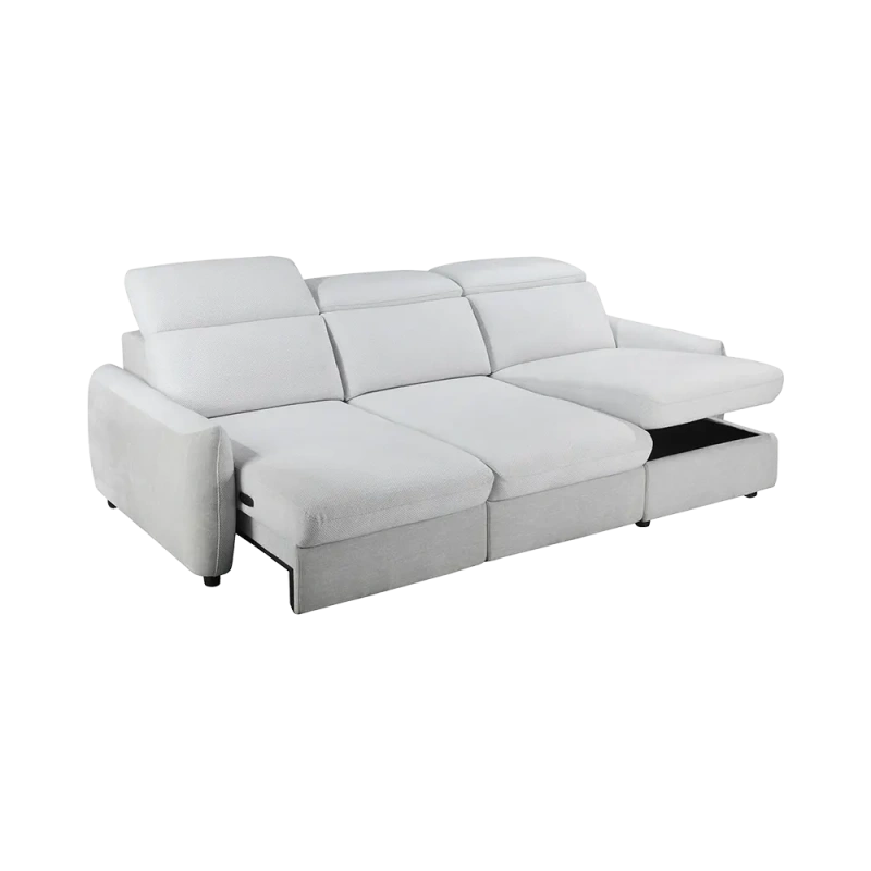 Canapé d'angle convertible et réversible